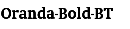 Oranda BT Bold.ttf