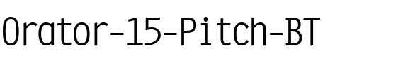 Orator15 BT Regular.ttf