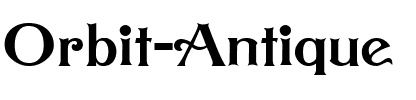 Orbit Antique Regular.ttf