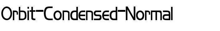 Orbit-Condensed Normal.ttf