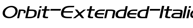 Orbit-Extended Italic.ttf