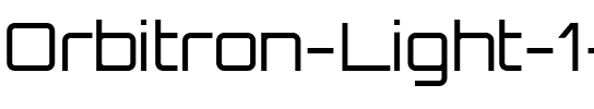 Orbitron Light.ttf