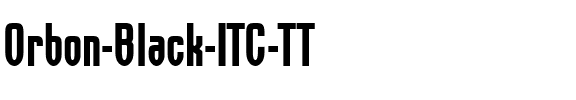 Orbon Black ITC TT Regular.ttf