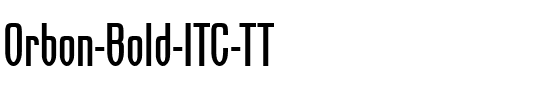 Orbon Bold ITC TT Regular.ttf