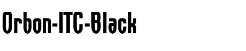 Orbon ITC Black Regular.ttf