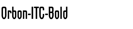 Orbon ITC Bold Regular.ttf