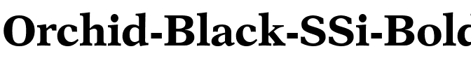 Orchid Black SSi Bold.ttf
