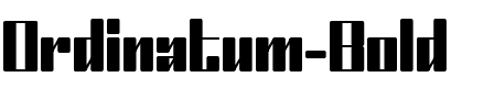 Ordinatum Bold Bold.ttf