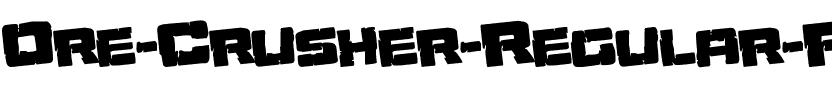 Ore Crusher Rotate Regular.ttf