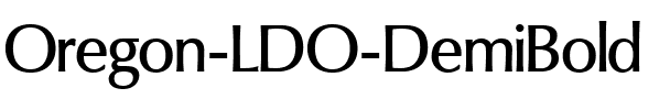 Oregon LDO DemiBold Regular.ttf