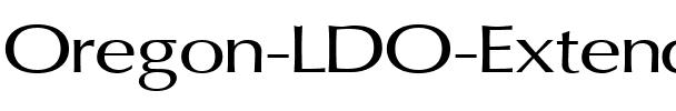 Oregon LDO Extended Regular.ttf