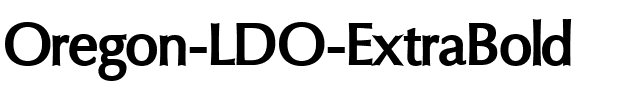 Oregon LDO ExtraBold Regular.ttf