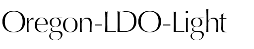Oregon LDO Light Regular.ttf