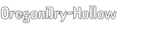 OregonDry Hollow Regular.ttf