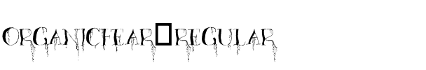 Organic Fear Regular.otf