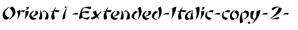 Orient1-Extended Italic.ttf