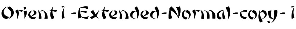 Orient1-Extended Normal.ttf