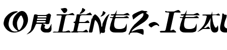 Orient2 Italic.ttf