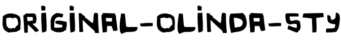 Original Olinda Style Display.ttf