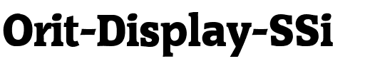 Orit Display SSi Regular.ttf