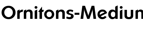 Ornitons-Medium Regular.ttf