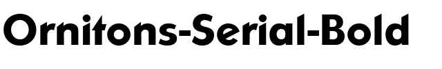 Ornitons-Serial Bold.ttf