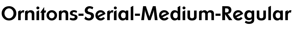 Ornitons-Serial-Medium Regular.ttf