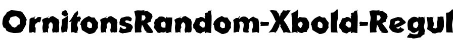 OrnitonsRandom-Xbold Regular.ttf