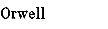 Orwell Normal.ttf