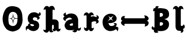 Oshare Black Regular.ttf