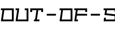 Out of sight Regular.ttf