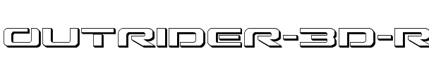 Outrider 3D Regular.ttf