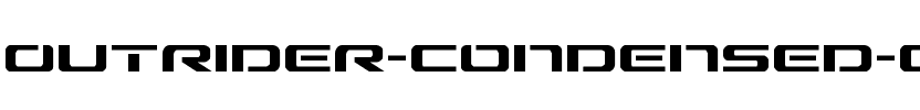 Outrider Condensed Condensed.ttf