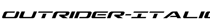 Outrider Italic Italic.ttf