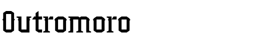 Outromoro Regular.ttf