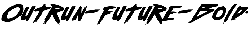 Outrun future Bold Italic.otf