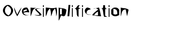 Oversimplification Regular.ttf