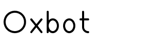 Oxbot Regular.otf