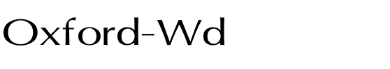 Oxford Wd Regular.ttf