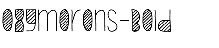 Oxymorons Bold Bold.otf