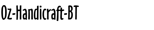 OzHandicraft BT Roman.ttf