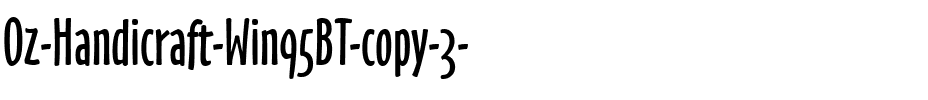 OzHandicraft Win95BT Roman.ttf