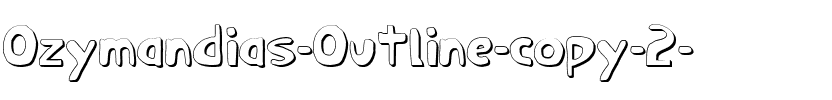 Ozymandias Outline Outline.ttf