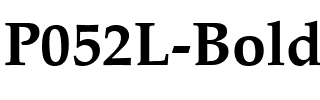 P052L Bold.ttf