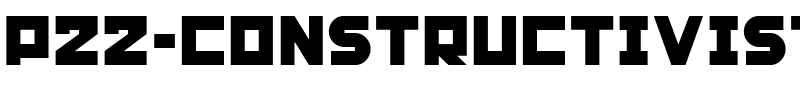 P22 Constructivist Square.ttf