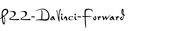 P22 DaVinci  Forward.ttf