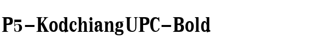 P5 KodchiangUPC Bold.ttf