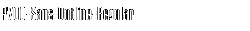 P700-Sans-Outline Regular.ttf