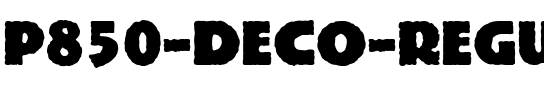 P850-Deco Regular.ttf