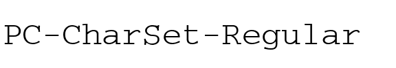 PC-CharSet Regular.ttf